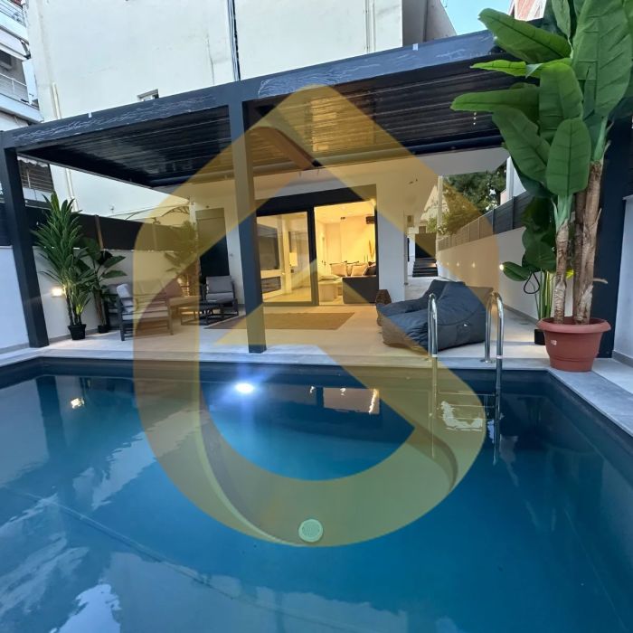 2440694 -Golden Visa 250.000€ | Άλιμος – Τράχωνες | Ανακαινισμένο Ισόγειο Διαμέρισμα 50 τ.μ. με Πισίνα & Αυλή, € 370.000